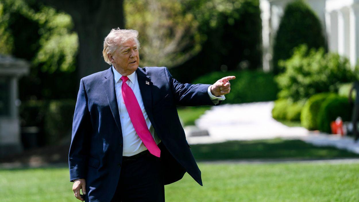 el presidente de estados unidos donald trump en la casa blanca ep