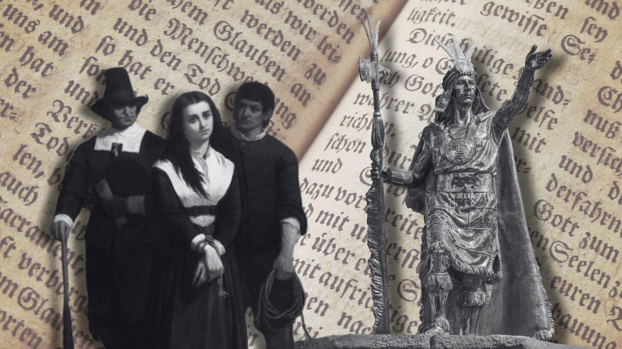 fotomontaje de las brujas de salem o el mito de el dorado elaboracion propia m a