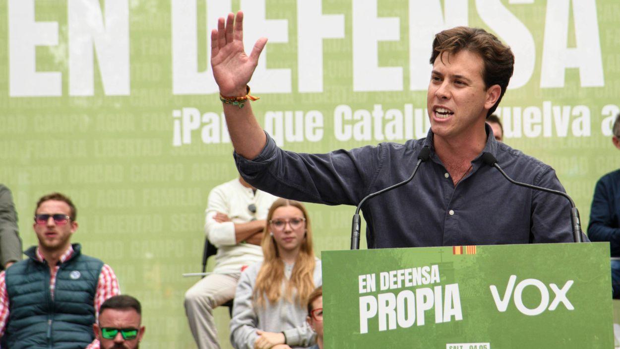 El diputat de Vox al Parlament de Catalunya, Alberto Tarradas. Alberto Paredes / EP