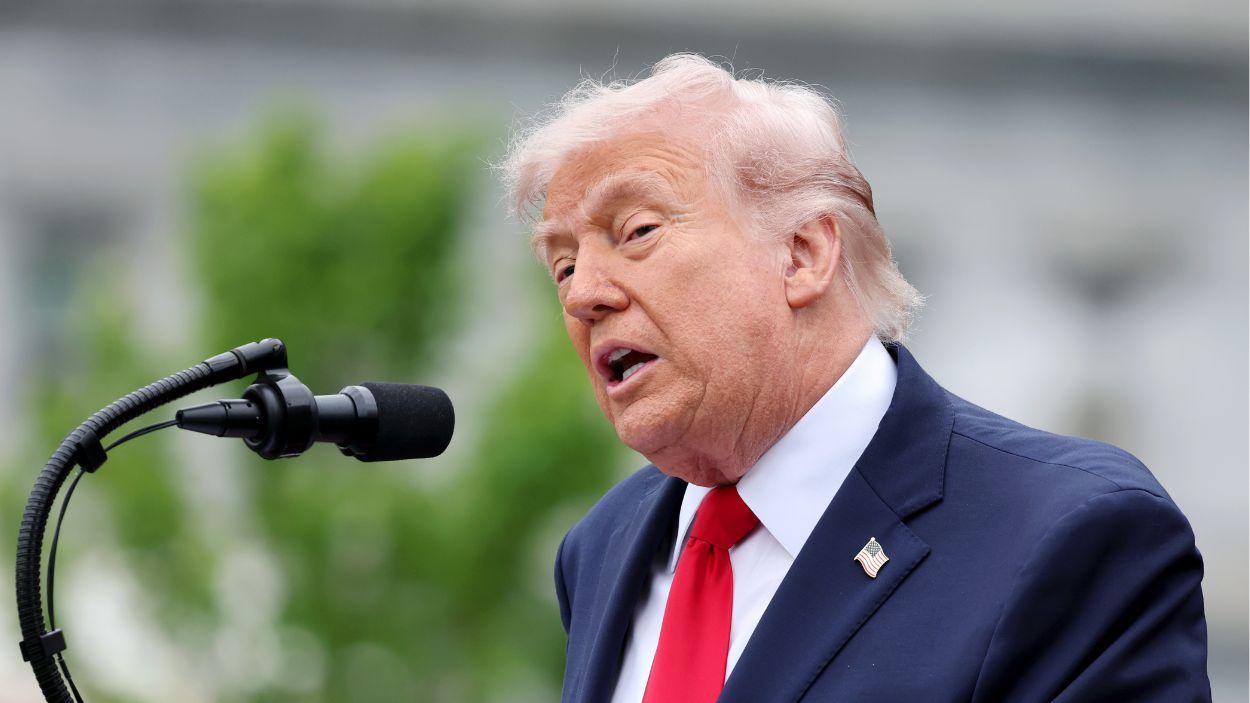 El president dels Estats Units, Donald Trump durant un acte organitzat a la Casa Blanca. EP 