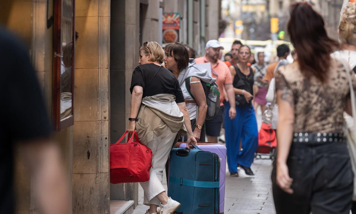 Turistes a Barcelona. EP 