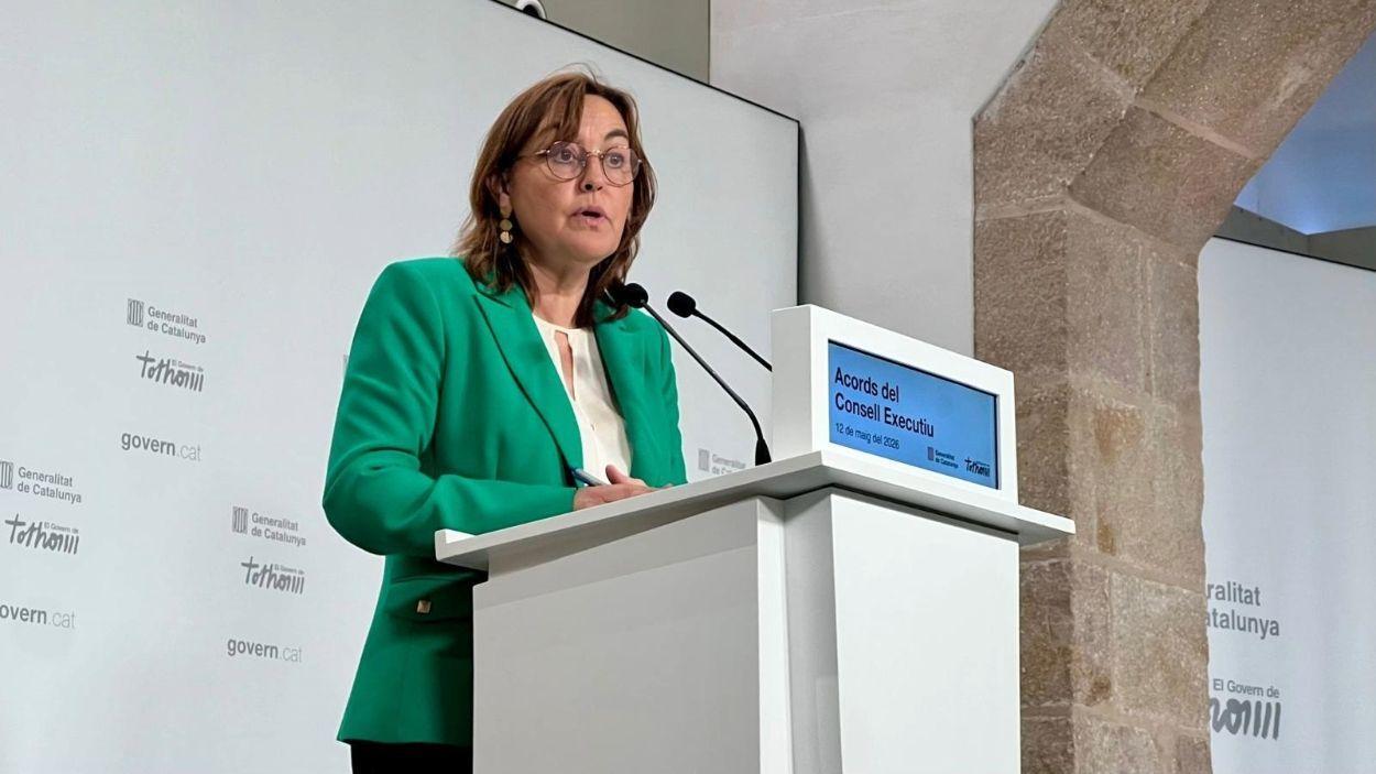 La portaveu del Govern, Sílvia Paneque. EP