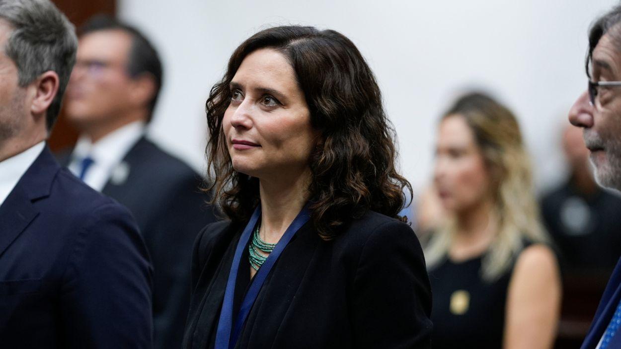 Isabel Díaz Ayuso durant el seu viatge a Mèxic. EP
