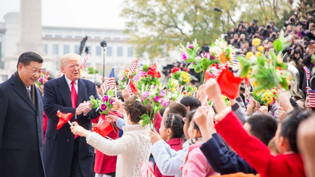 Donald Trump durant un viatge a Xina a l'any 2017. EP / Arxiu