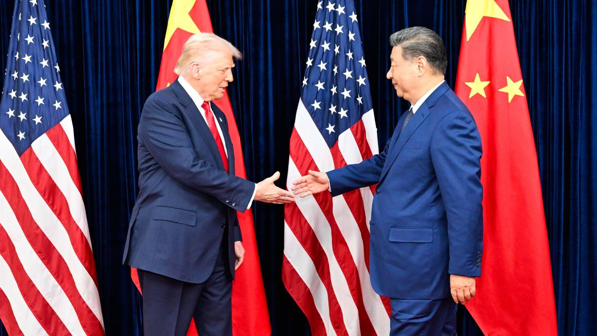Donald Trump i Xi Jinping. EP