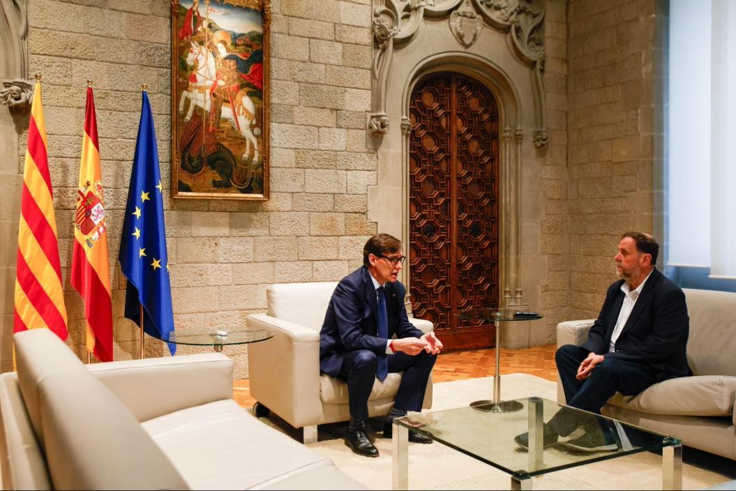 Salvador Illa i Oriol Junqueras. EP 
