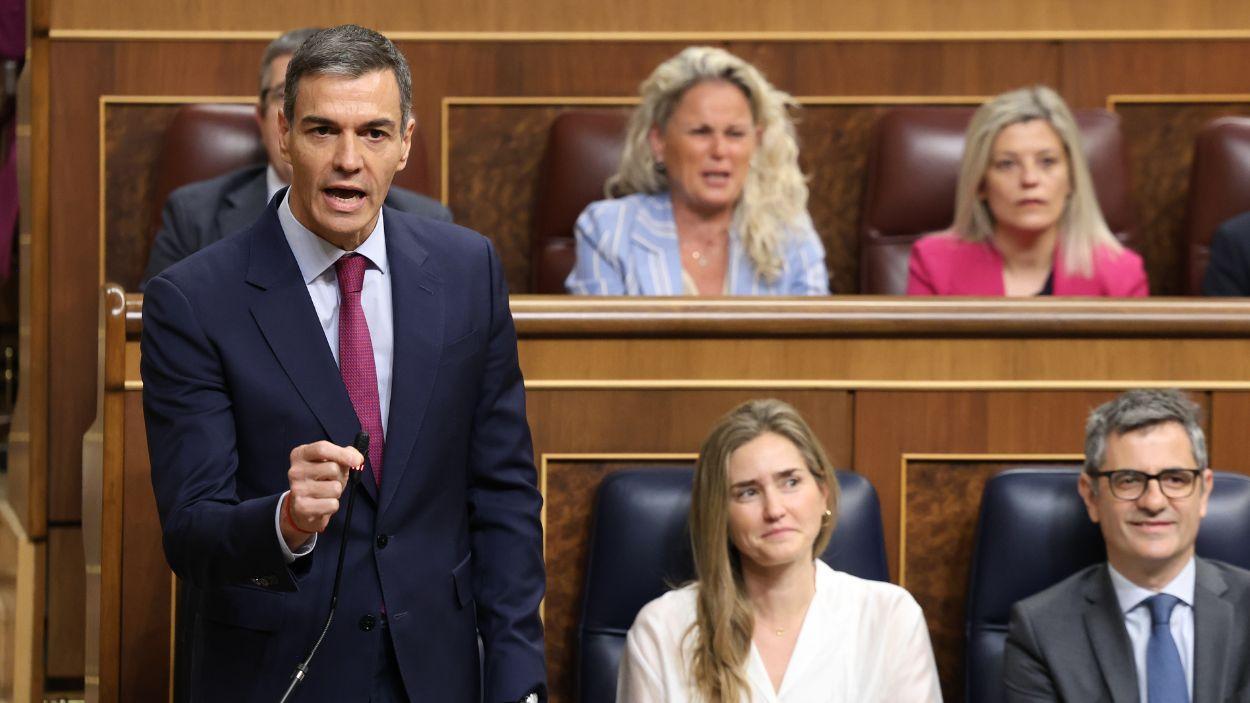 Pedro Sánchez al Congrés dels Diputats. EP
