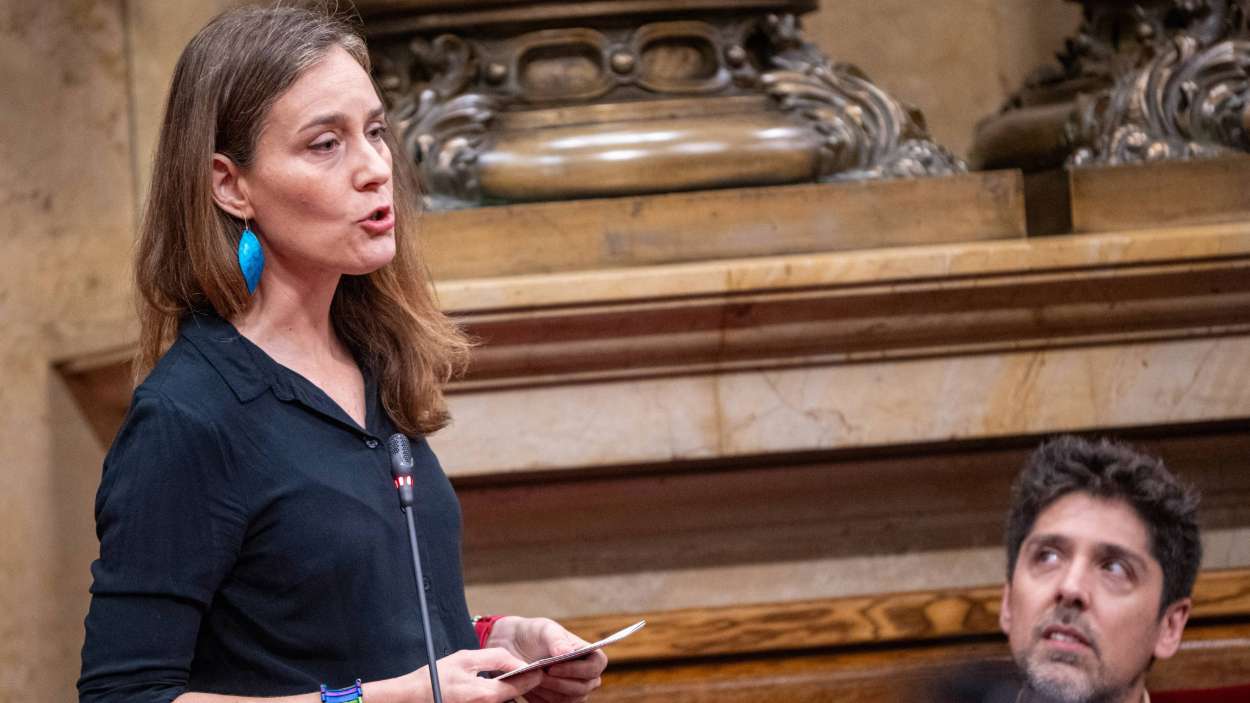 Jéssica Albiach al Parlament de Catalunya. EP 