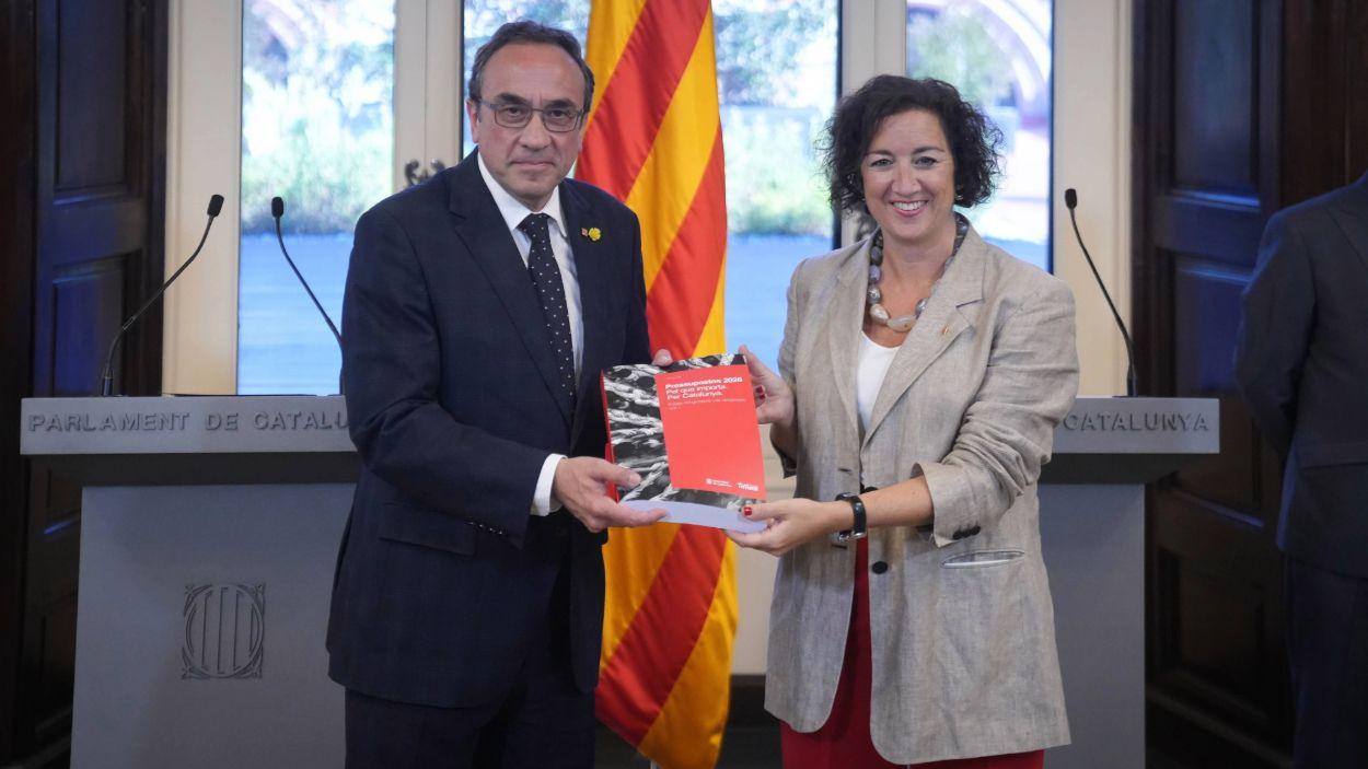 Josep Rull i Alícia Romero. David Zorrakino / EP