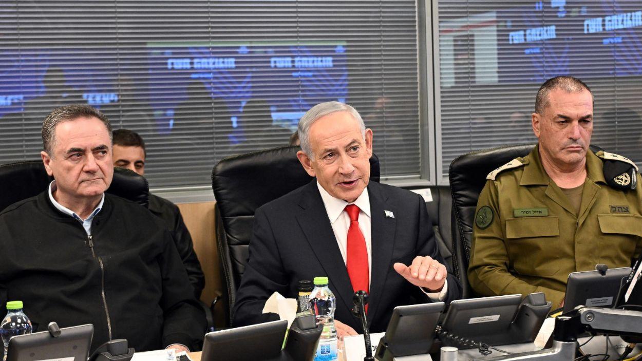 Benjamín Netanyahu i Israel Katz. EP