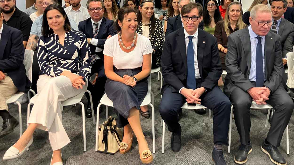 El president de la Generalitat, Salvador Illa al acte sobre els Péstecs Emacipació. EP