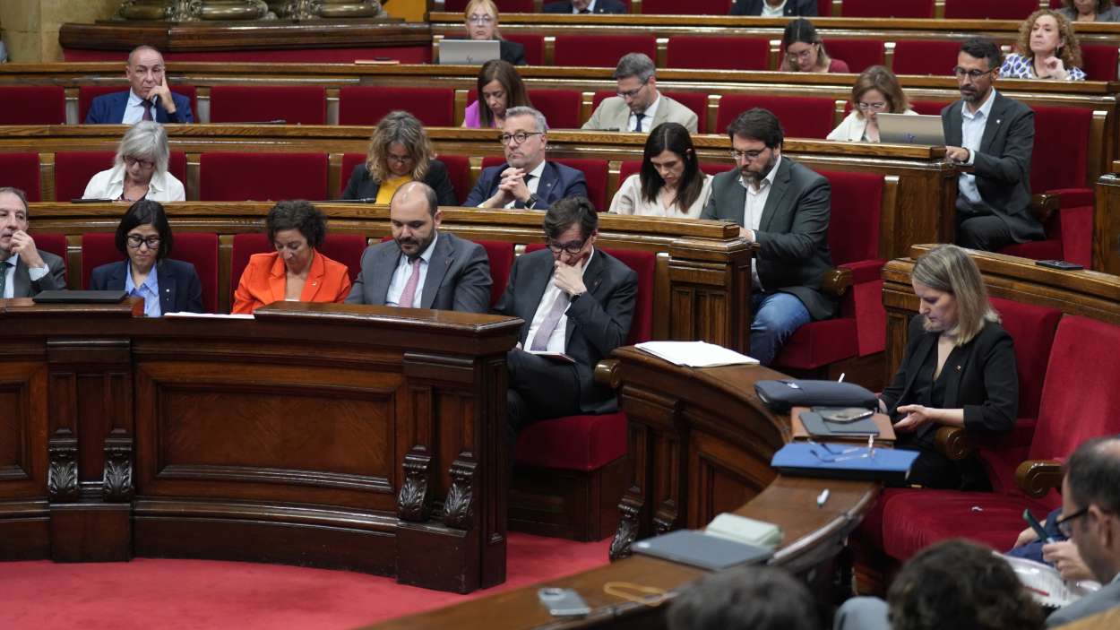 Debat a la totalitat dels pressupostos de la Generalitat al Parlament de Catalunya. David Zorrakino / EP