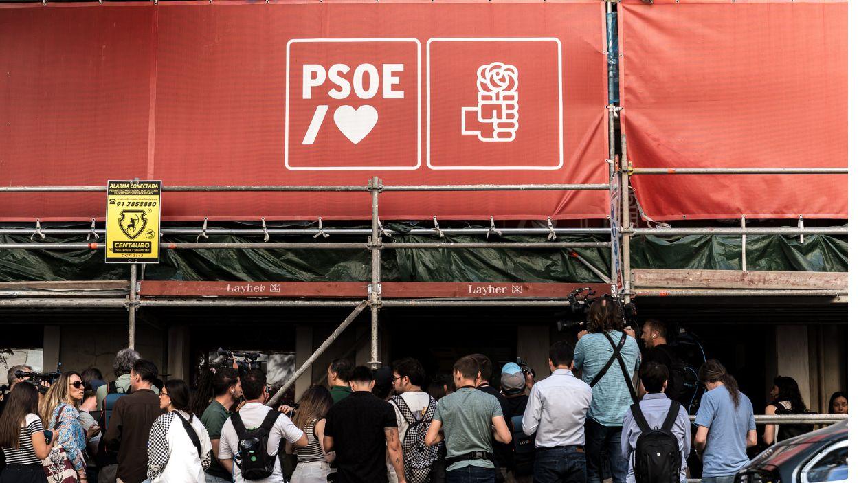 Seu del PSOE a Ferraz (Madrid). EP