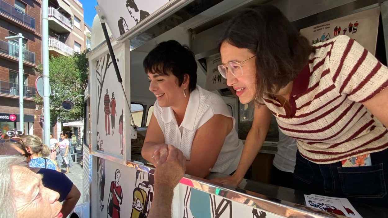 Mireia González i Núria Parlon. Ajuntament de Santa Coloma de Gramenet