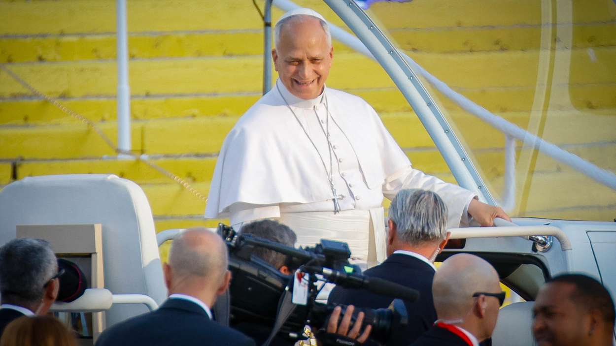 El Papa Lleó al Estadi Olímpic (Barcelona). EP