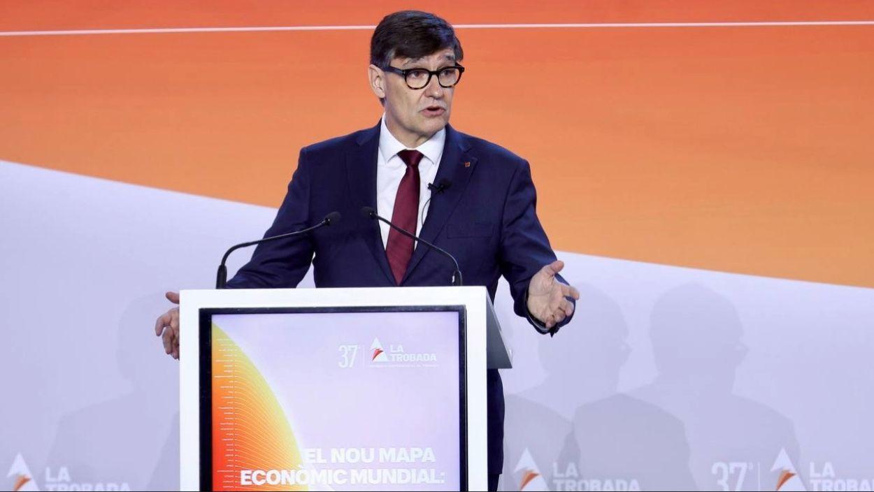 El president de la Generalitat, Salvador Illa, a la '37 Trobada Empresarial al Pirineu'. Rubén Moreno