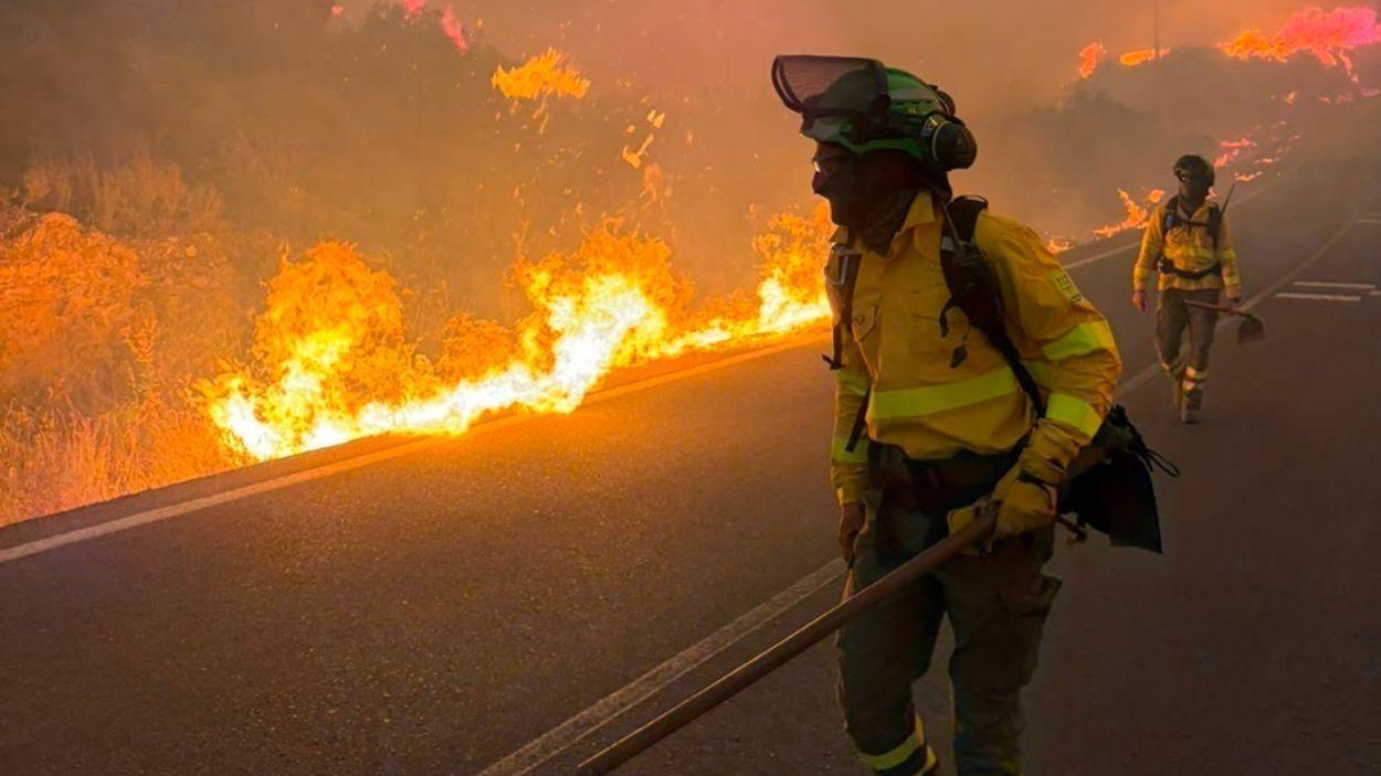 Incendi de Los Gallardos (Almeria). EP
