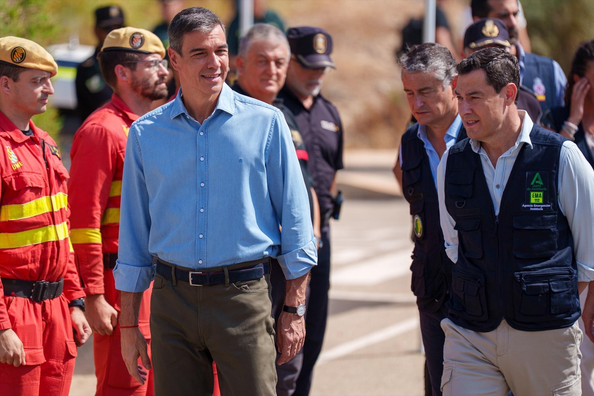 Pedro Sánchez i Juanma Moreno. EP