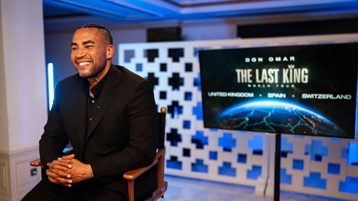 Don Omar durant l'entrevista amb 'Revista Bando'
