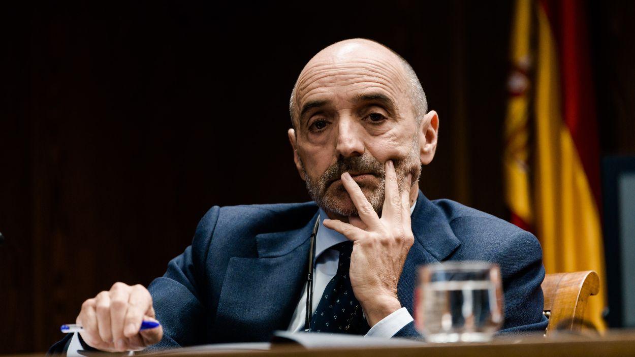 El empresario Julio Martínez Martínez durante su comparecencia en el Senado el pasado 9 de abril. EP.