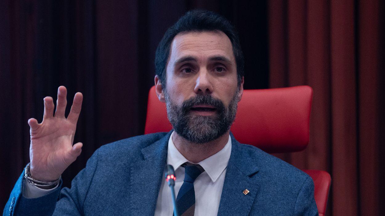 El conseller d'empresa i expresident del Parlament Roger Torrent. EP.