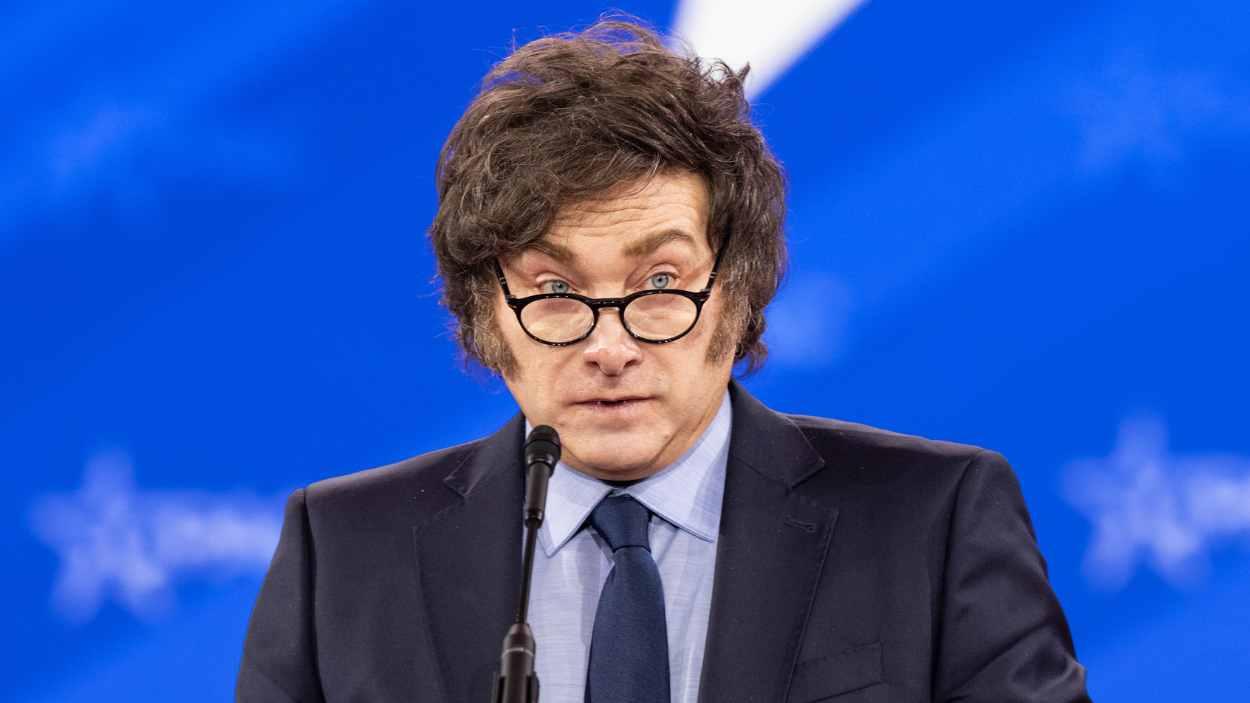 Javier Milei a una imatge d'arxiu. EP