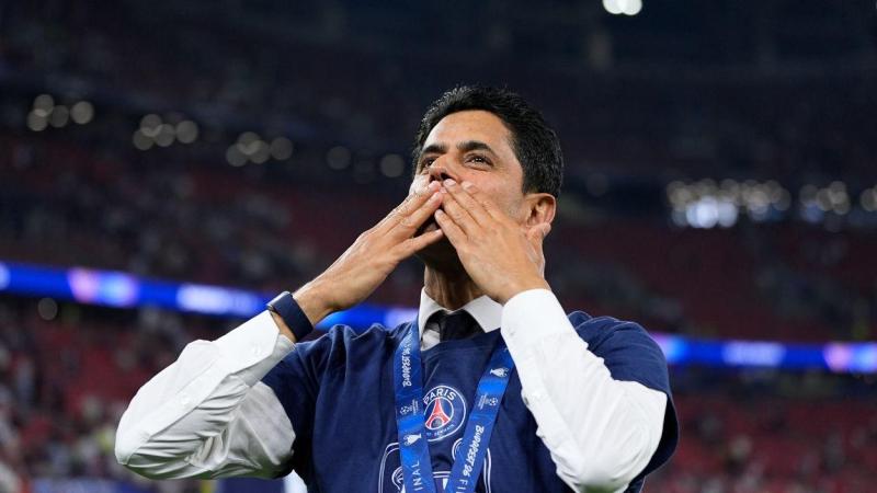 El president del PSG, Nasser Al-Khelaïfi. EP. El president del PSG, Nasser Al-Khelaïfi. EP.