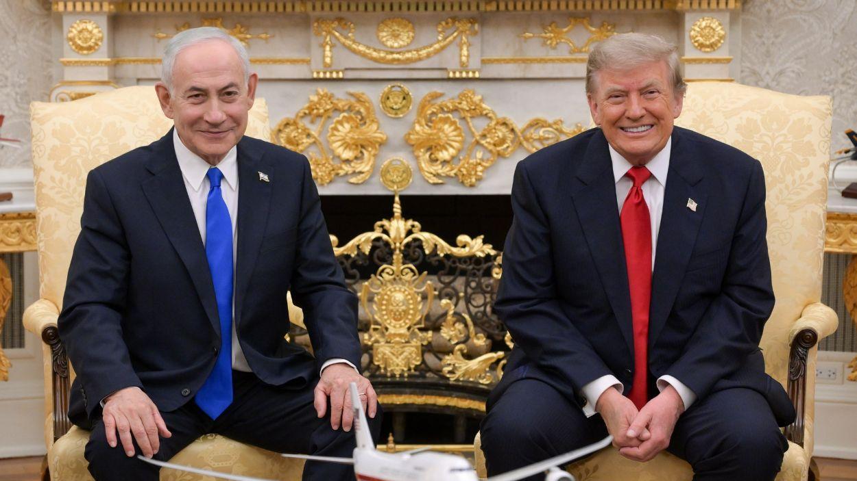 Benjamín Netanyahu i Donald Trump. EP