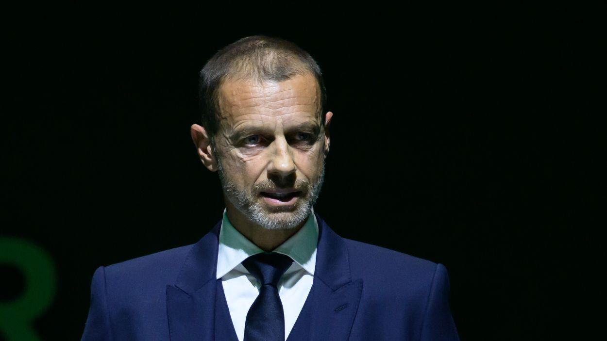 El president de la UEFA, , Aleksander Ceferin. EP