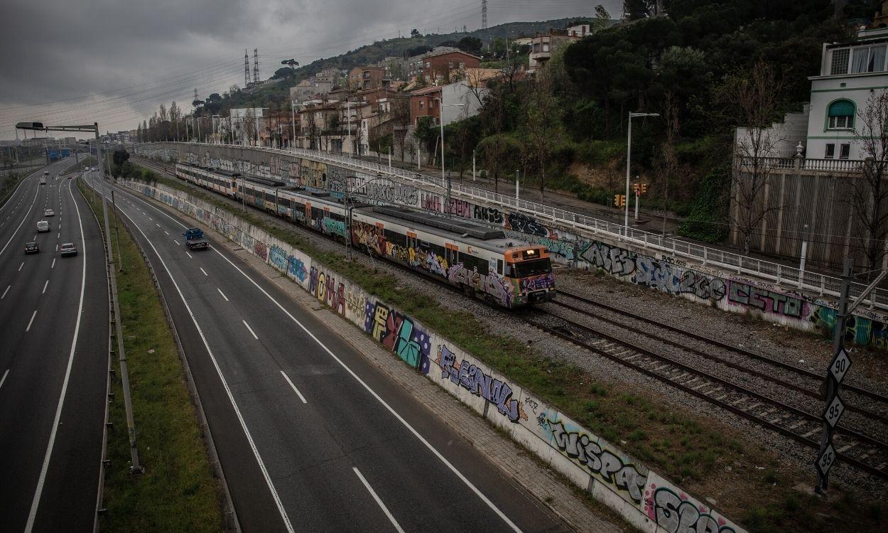 Carretera d'entrada a Barcelona. EP