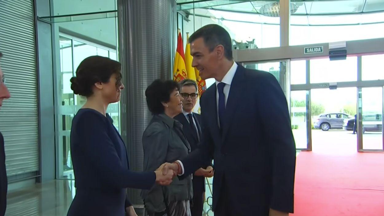 Pedro Sánchez i Isabel Díaz Ayuso. EP