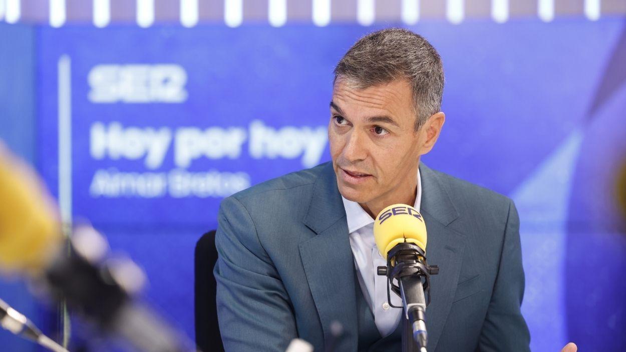Pedro Sánchez al programa 'Hoy por hoy' de Cadena SER. EP 