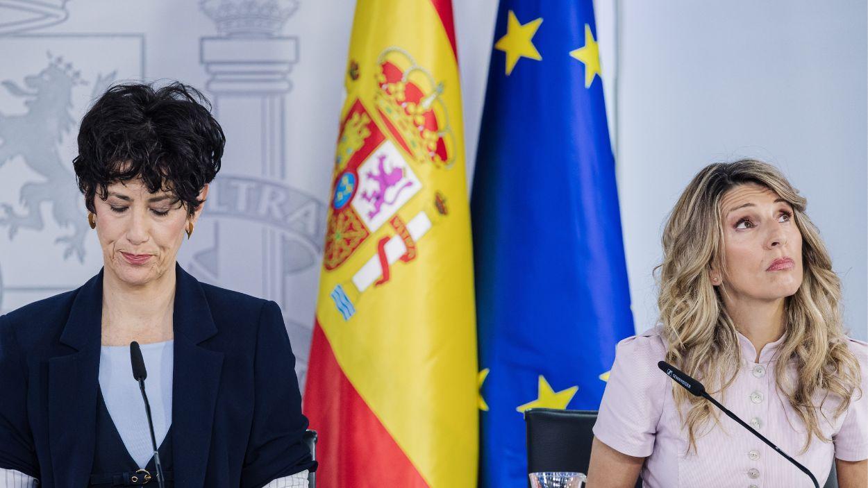 Elma Saiz i Yolanda Díaz. EP