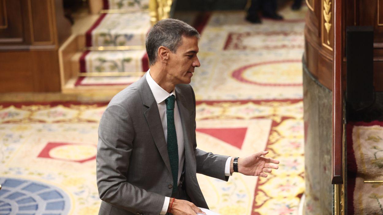 Pedro Sánchez al Congrés dels Diputats. EP