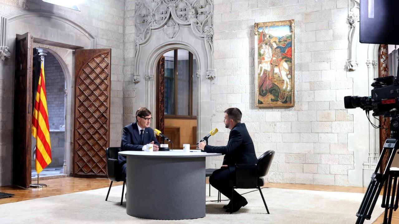 Salvador Illa entrevistat per Ricard Ustrell. EP