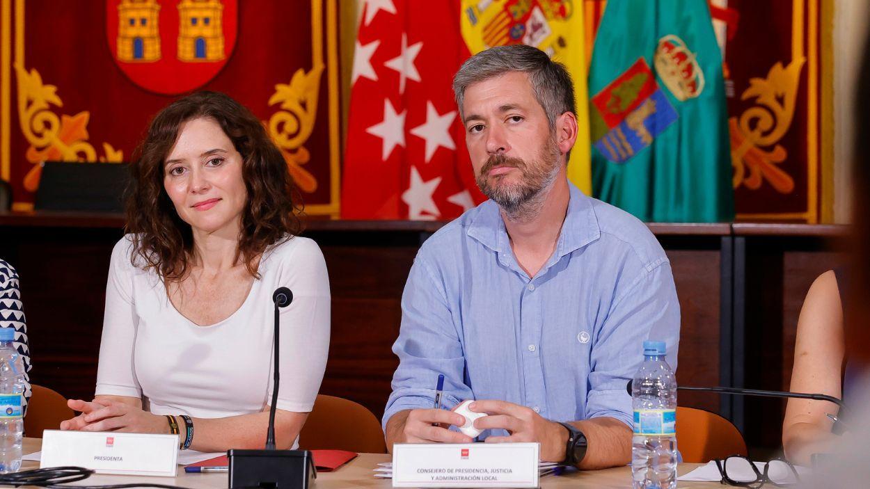 Isabel Díaz Ayuso i Miguel Ángel García Martín. EP