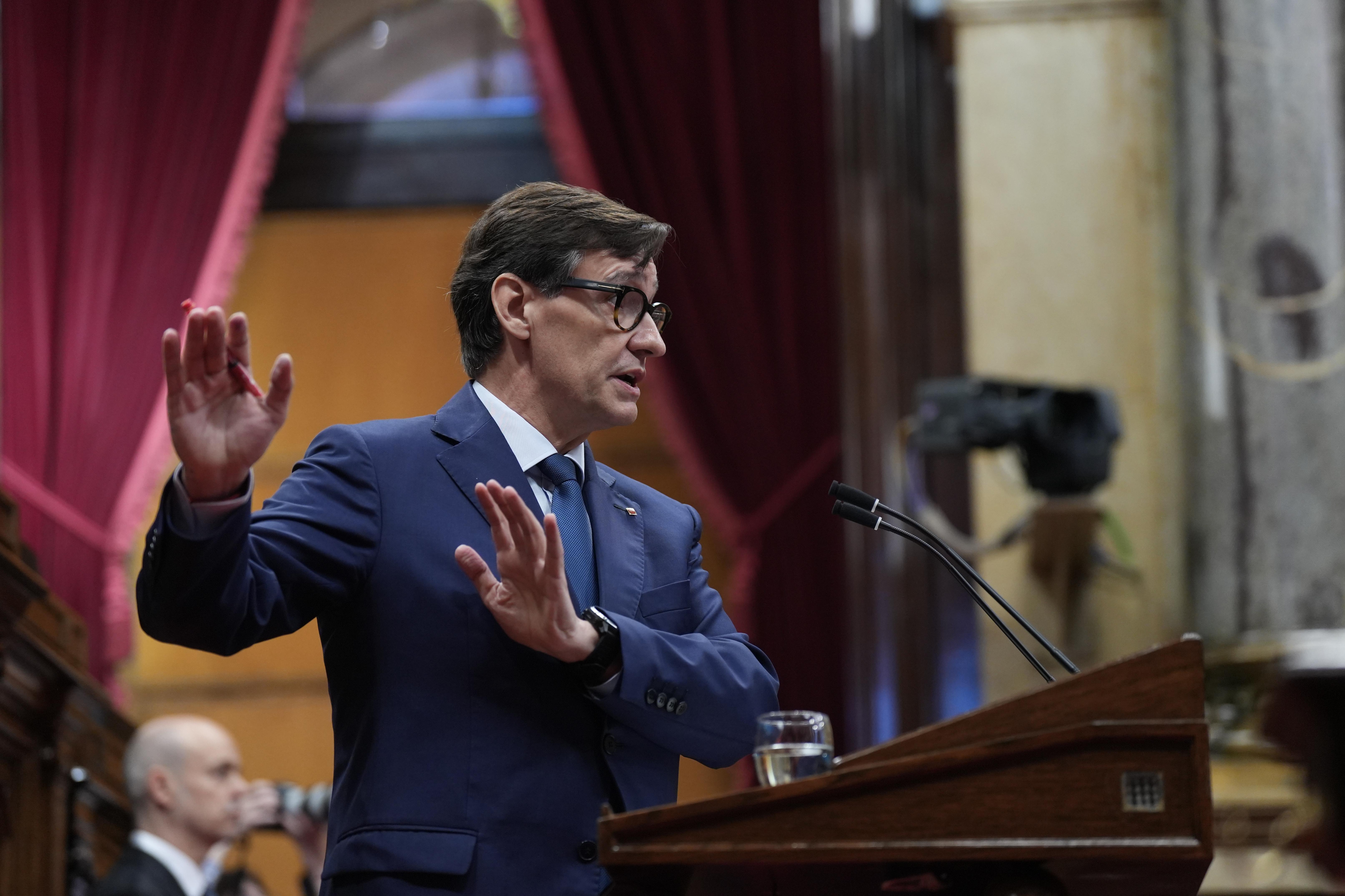 Salvador Illa al Parlament. EP