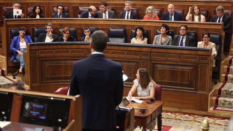 Pedro Sánchez al Congrés dels Diputats. EP