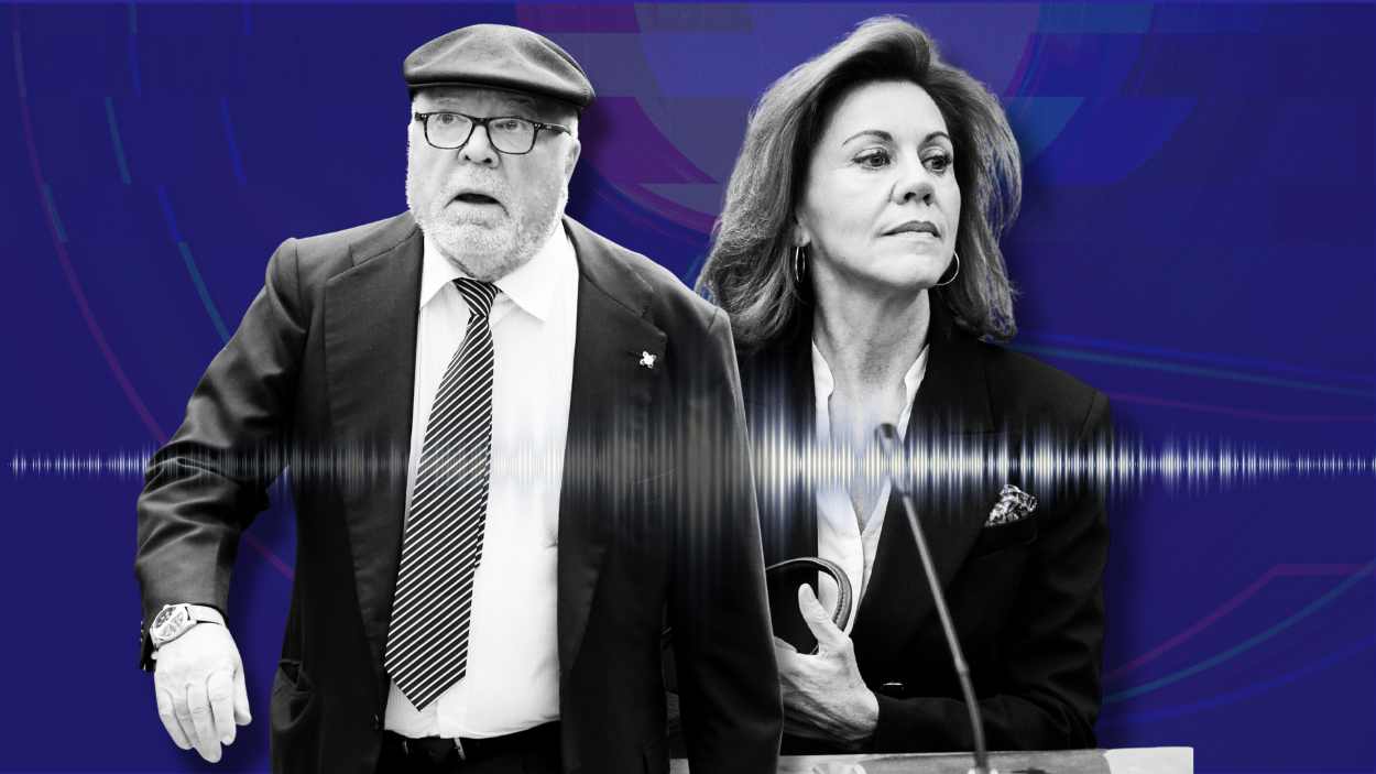 Arriben a l'Audiència Nacional els àudios en què Cospedal confessa a Villarejo que Rajoy coneixia la Kitchen
