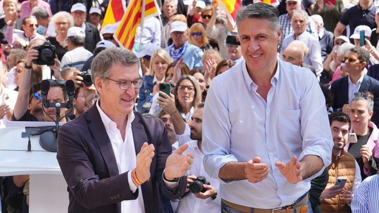 Xavier García Albiol i Alberto Núñez Feijóo. EP