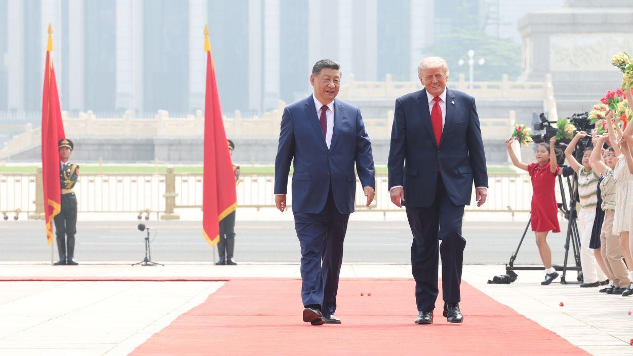 Donald Trump i Xi Jinping. EP