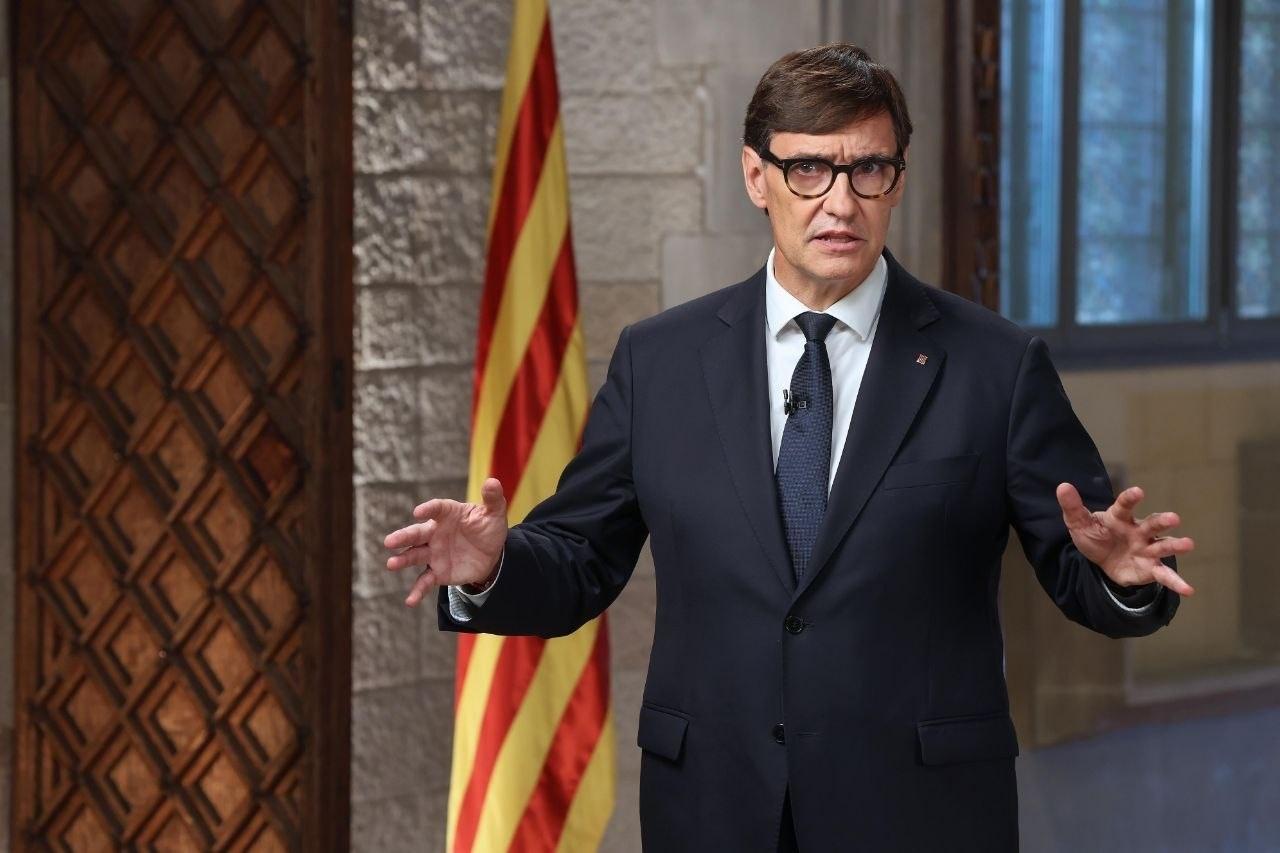 El president de la Generalitat de Catalunya, Salvador Illa. RUBÉN MORENO-GOVERN