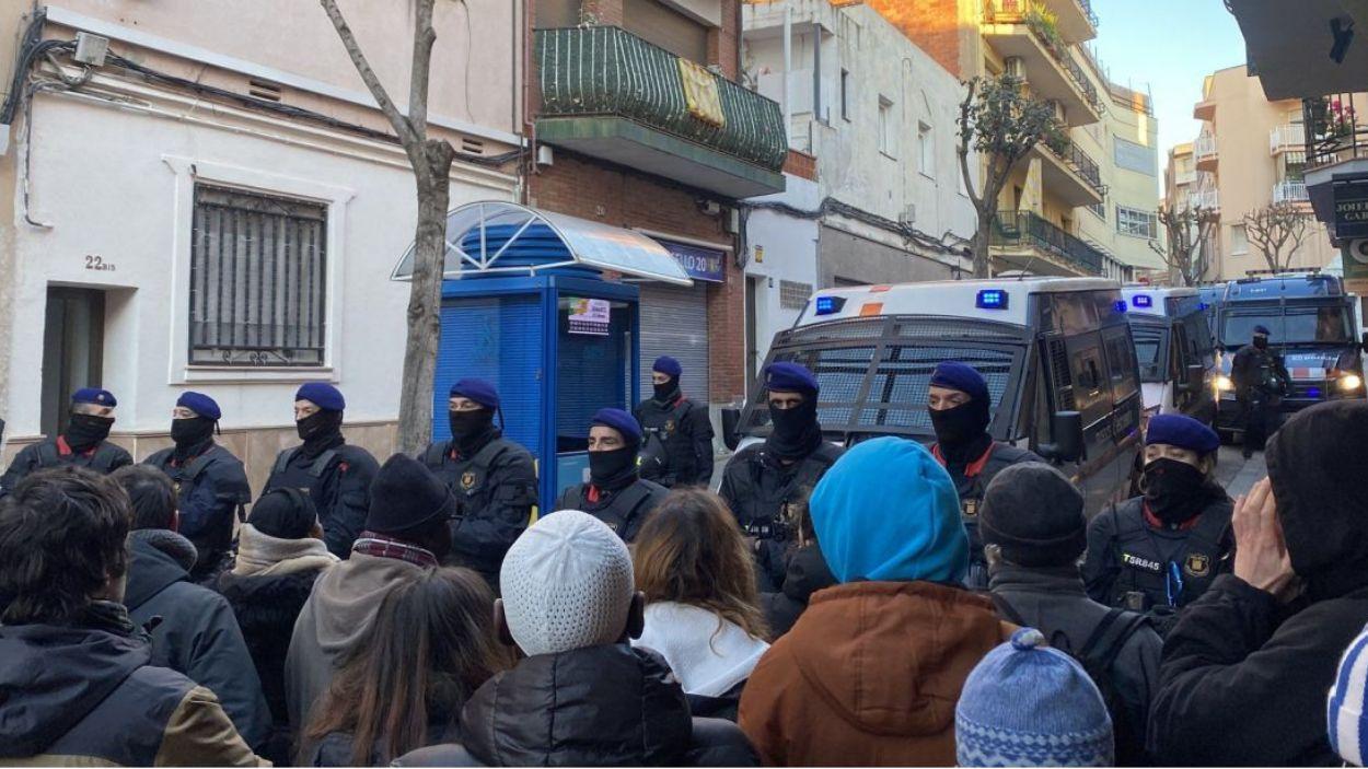 Desnonament a Mataró. Sindicat d’Habitatge de Mataró