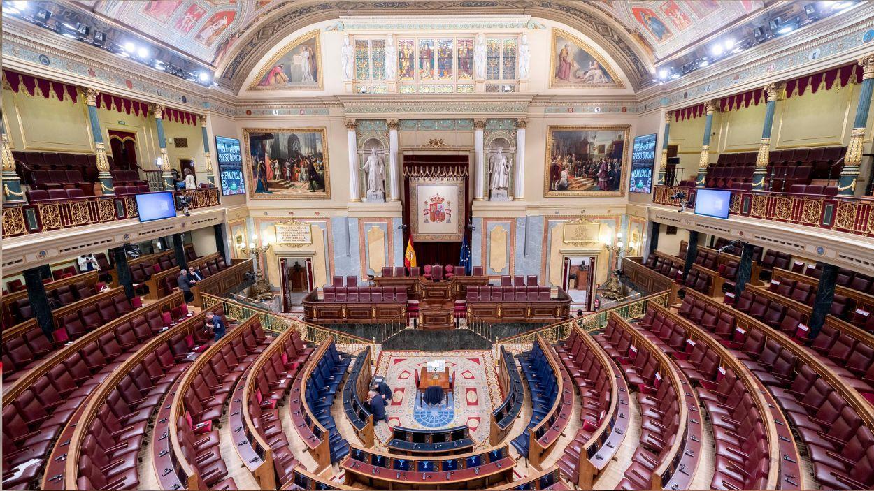 Congrés dels Diputats buit. EP