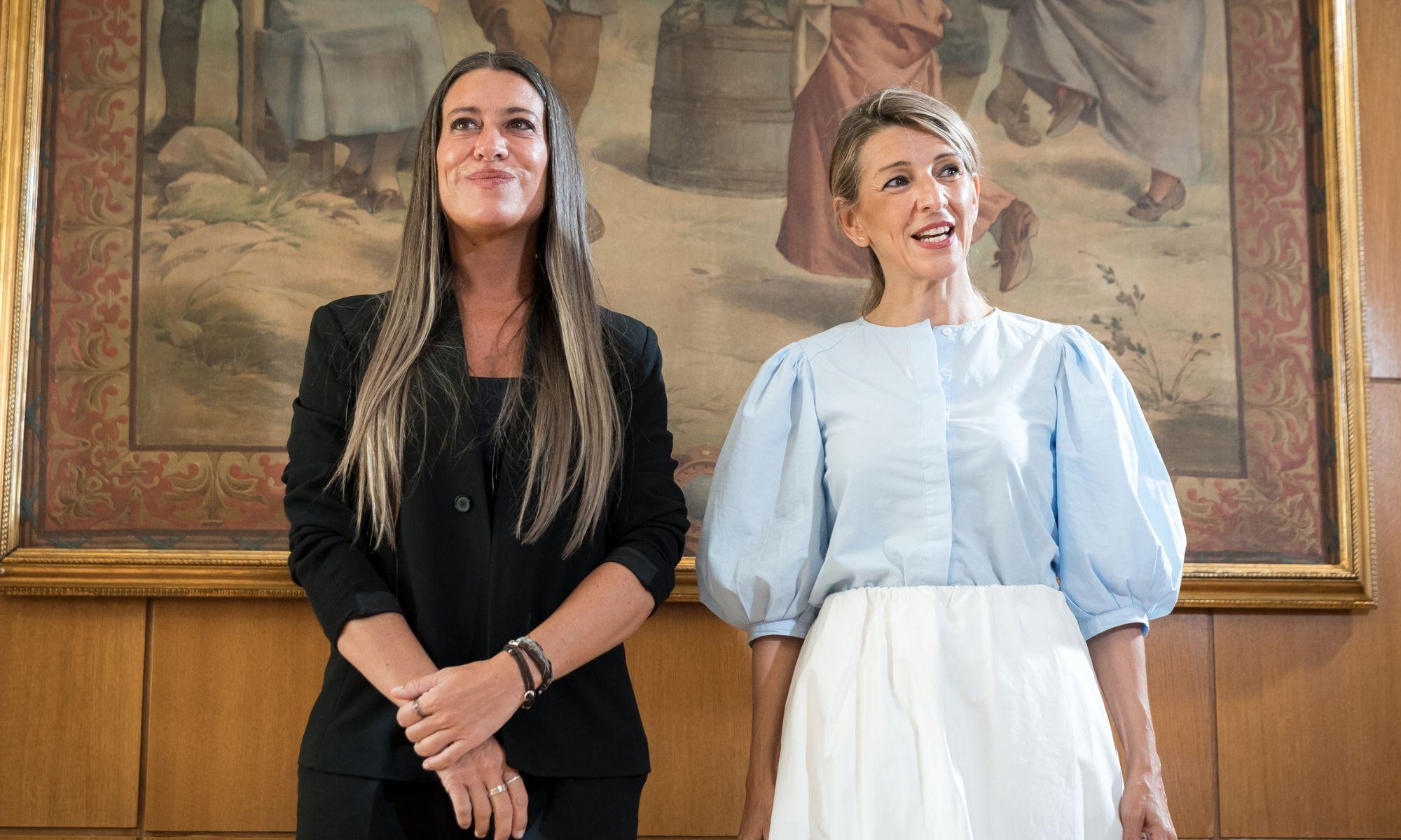 Míriam Nogueras i Yolanda Díaz. EP
