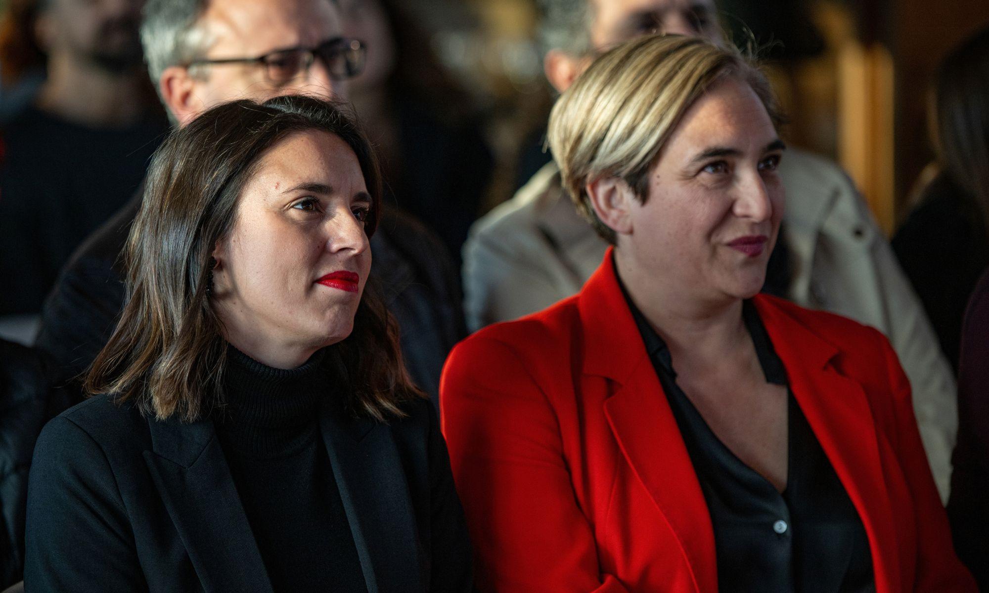 Irene Montero i Ada Colau. EP