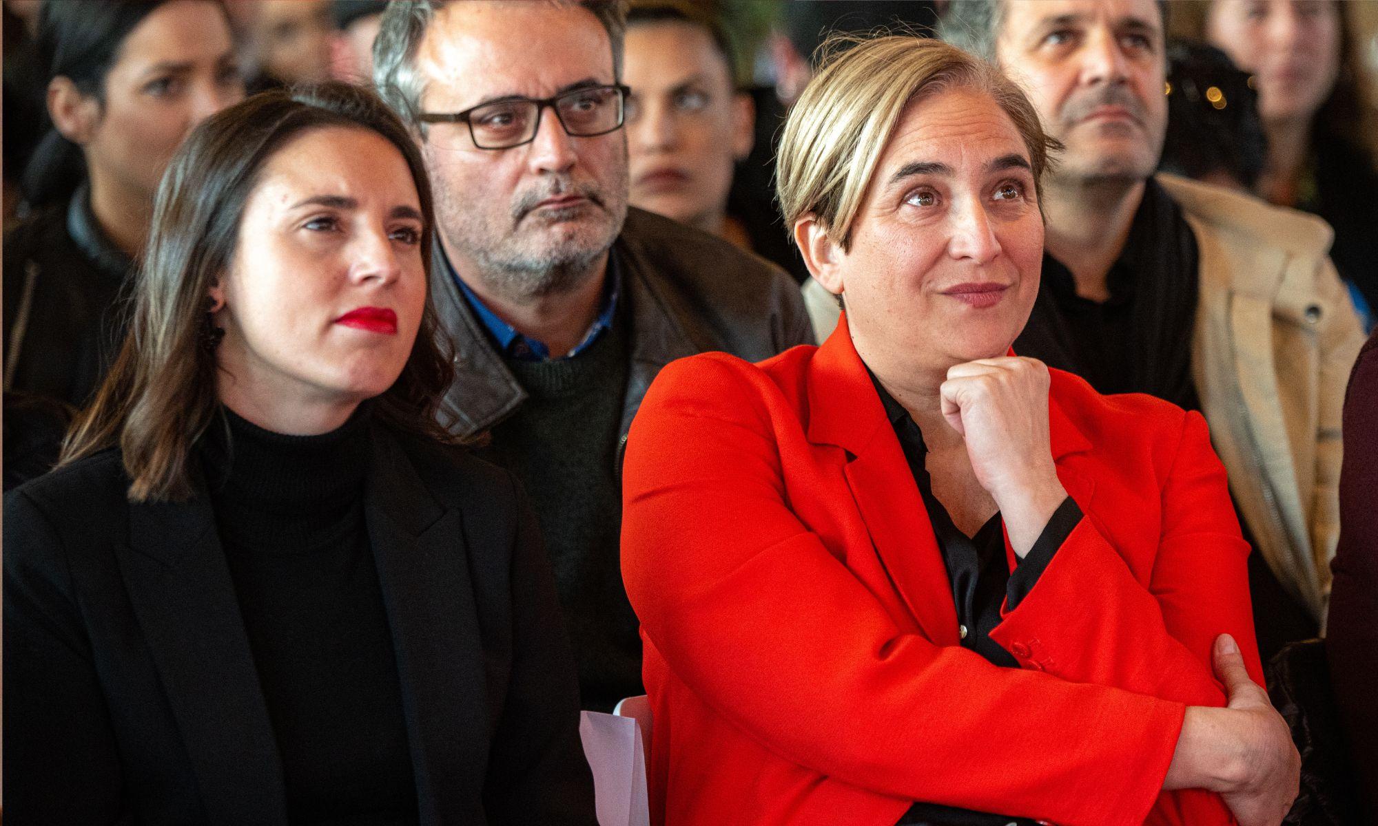 Irene Montero i Ada Colau. EP