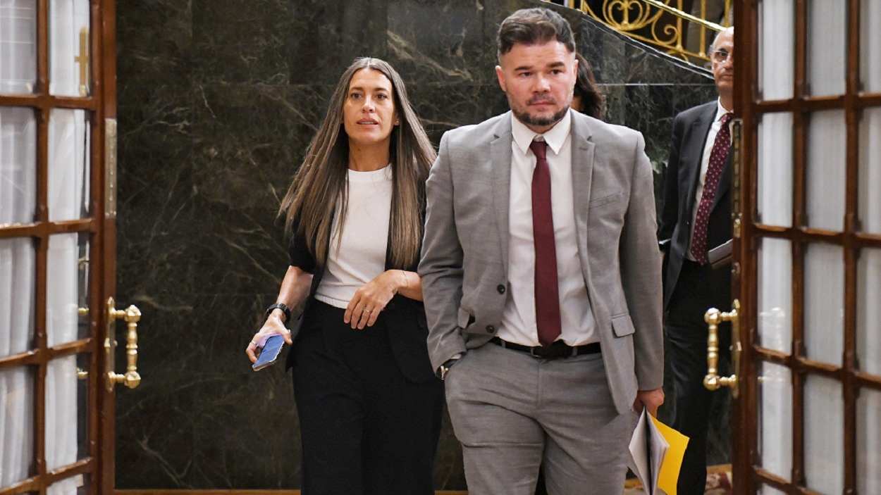 Míriam Nogueras i Gabriel Rufián. EP