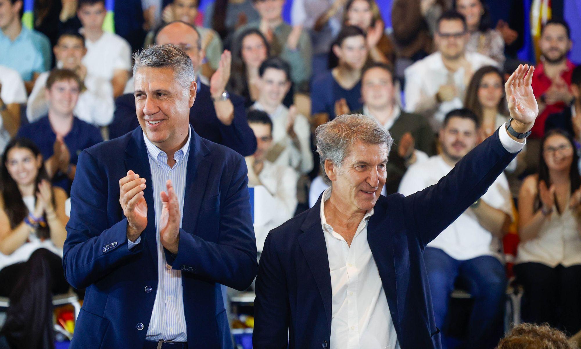 Xavier García Albiol i Alberto Núñez Feijóo. EP