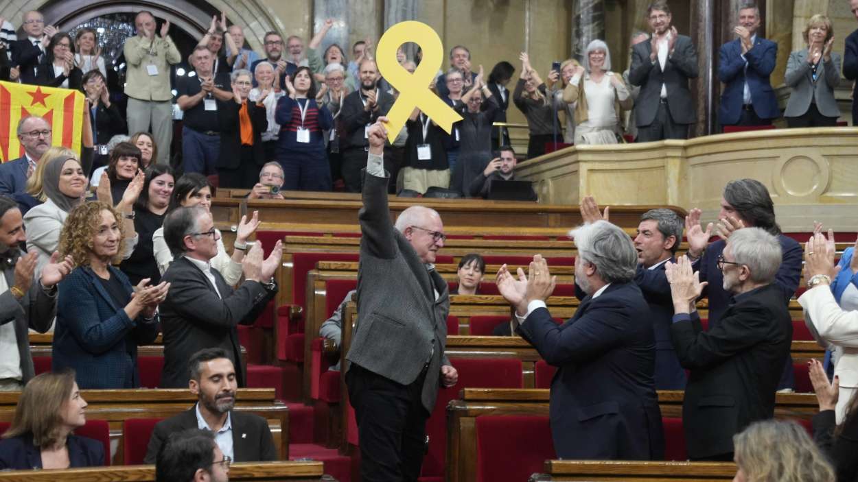 Lluís Puig al Parlament de Catalunya, a 22 d'octubre de 2026. David Zorrakino / EP
